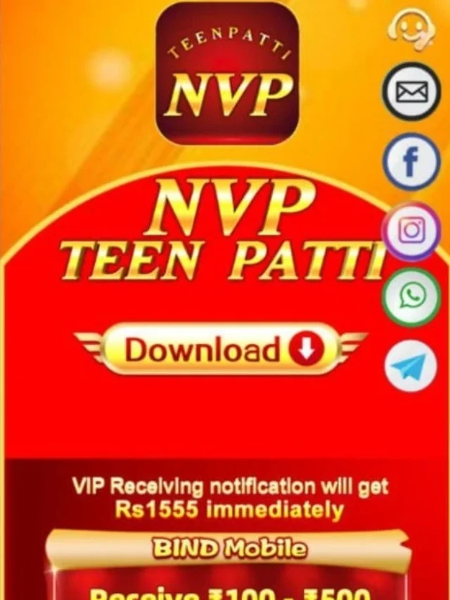 TEEN PATTI NVP DOWNLOAD & GET 500 BONUS TO PLAY AND WIN REAL CASH